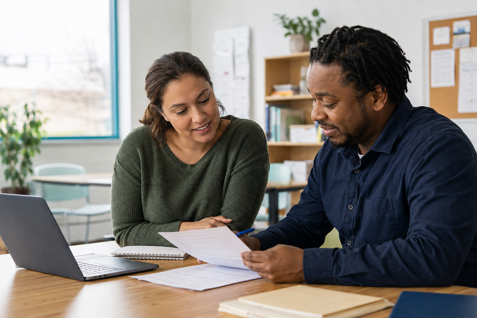 Illustrative career-support conversation